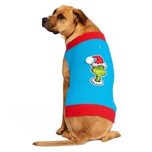 The Grinch Dr. Seuss Holiday Sweater Pet Christmas Dog Apparel Size X-large Xmas